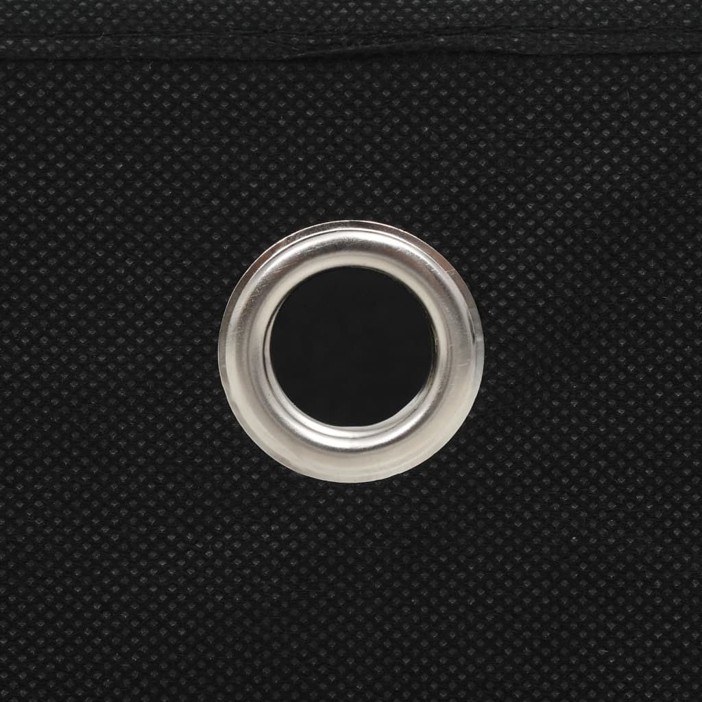 Opbergboxen 28X28X28 Cm Nonwoven Stof 4 Zwart