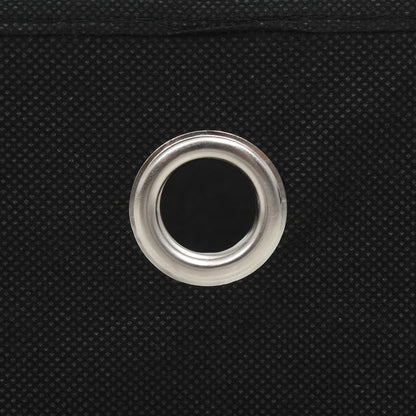 Opbergboxen 28X28X28 Cm Nonwoven Stof 4 Zwart