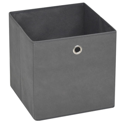 Opbergboxen 28X28X28 Cm Nonwoven Stof 4 Grijs