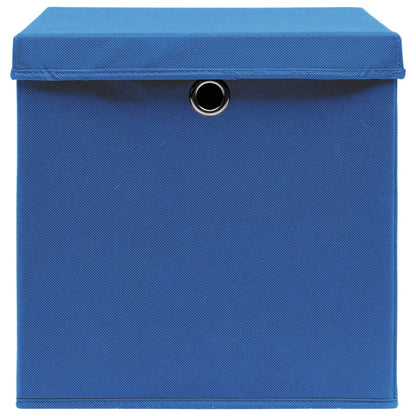 Opbergboxen Met Deksel 28X28X28 Cm Blauw 4 Blauw met deksels