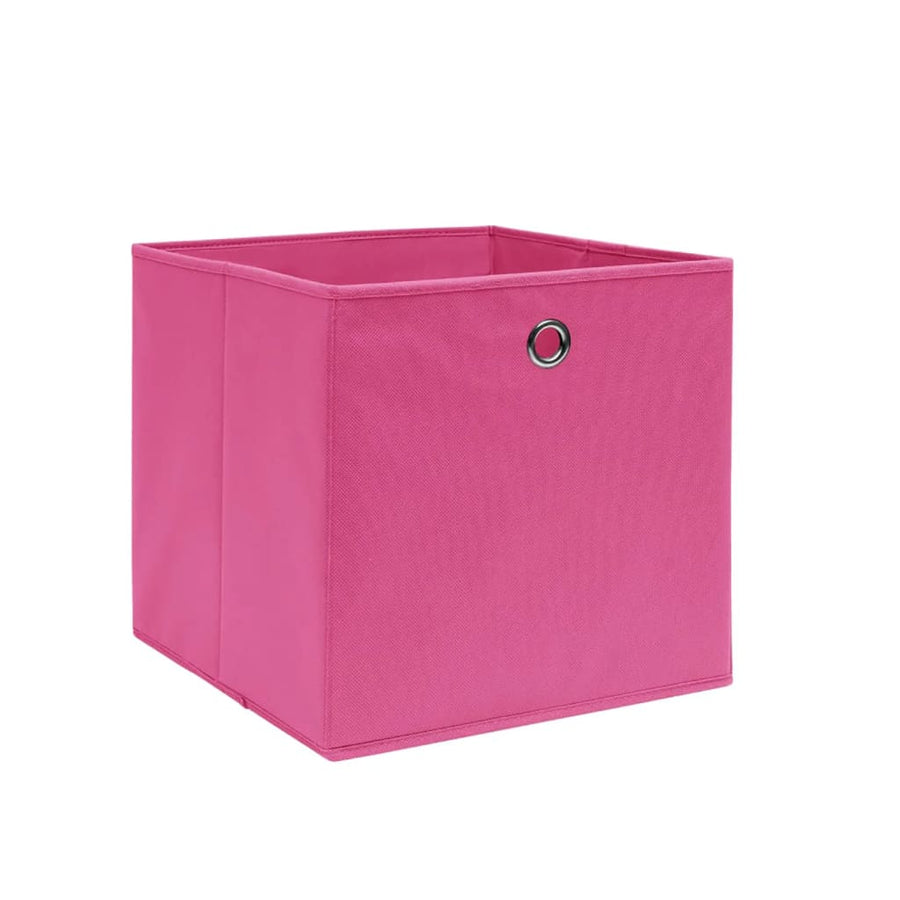Opbergboxen 28X28X28 Cm Nonwoven Stof 4 Roze
