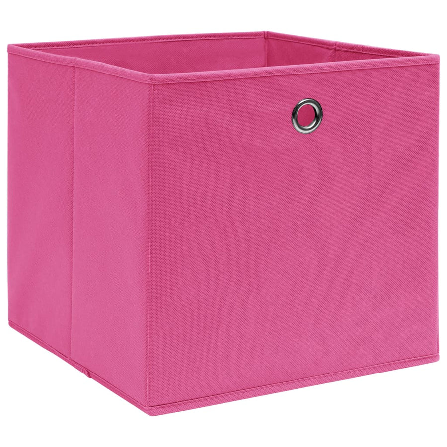 Opbergboxen 28X28X28 Cm Nonwoven Stof 4 Roze