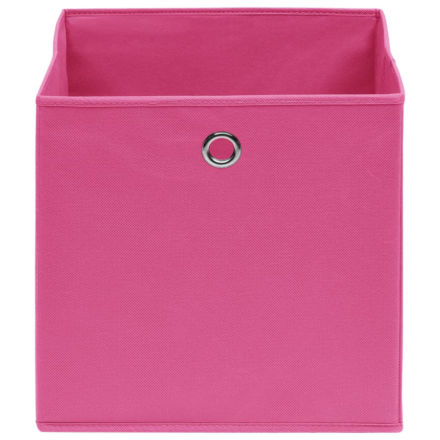 Opbergboxen 28X28X28 Cm Nonwoven Stof 4 Roze