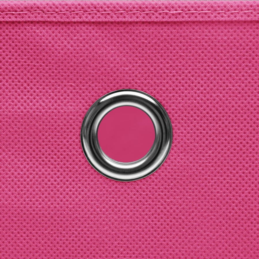 Opbergboxen 28X28X28 Cm Nonwoven Stof 4 Roze