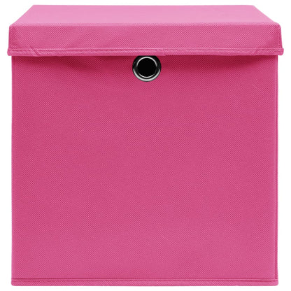 Opbergboxen Met Deksel 28X28X28 Cm Roze 4 Roze met deksels