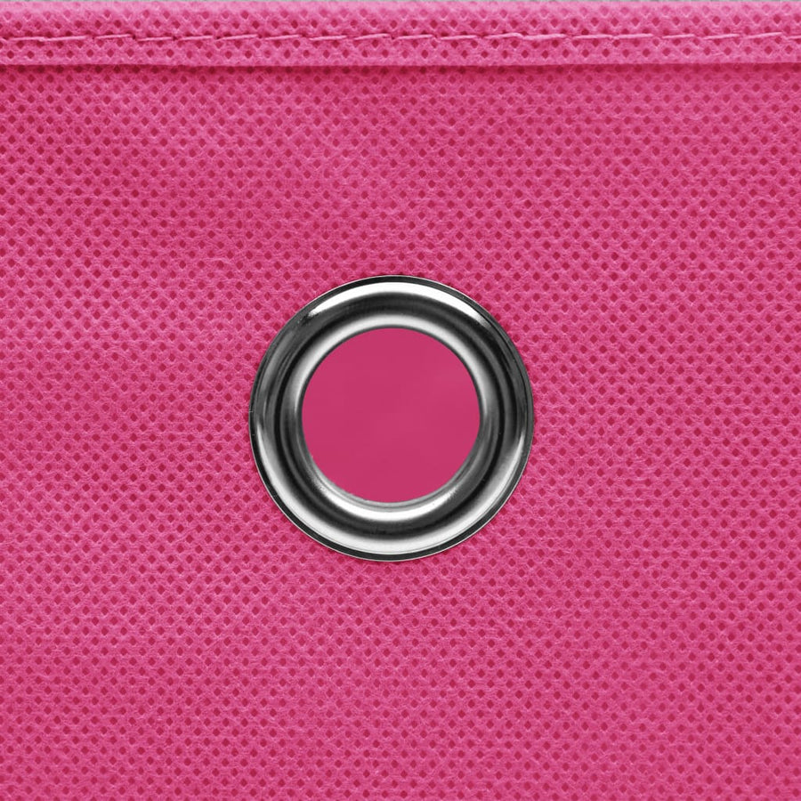 Opbergboxen Met Deksel 28X28X28 Cm Roze 4 Roze met deksels