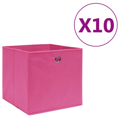 Opbergboxen 28X28X28 Cm Nonwoven Stof 10 Roze