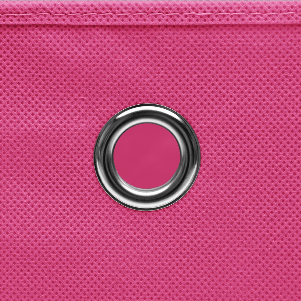 Opbergboxen Met Deksel 28X28X28 Cm Roze 10 Roze met deksels