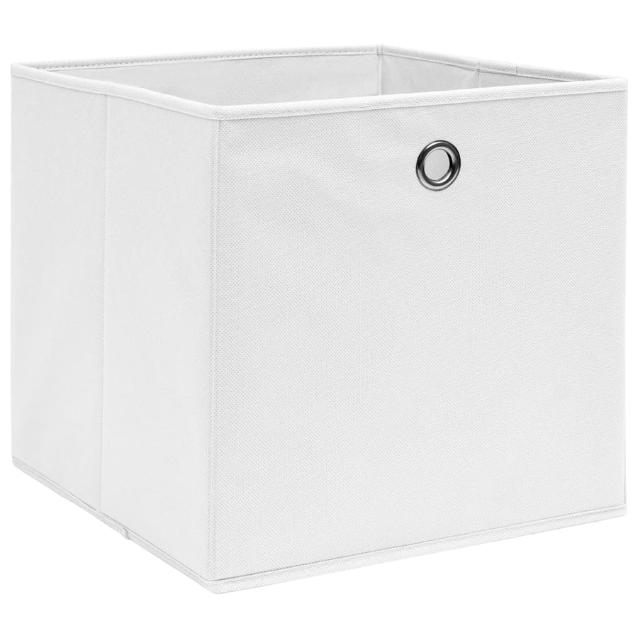Opbergboxen 28X28X28 Cm Nonwoven Stof 4 Wit