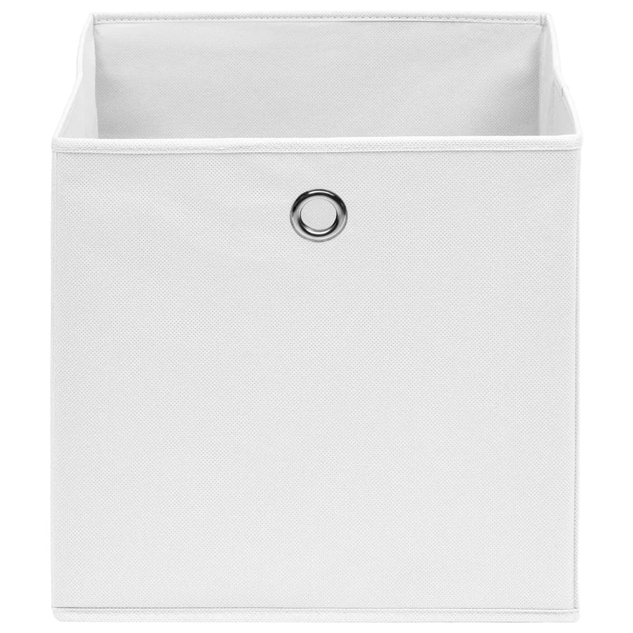 Opbergboxen 28X28X28 Cm Nonwoven Stof 4 Wit