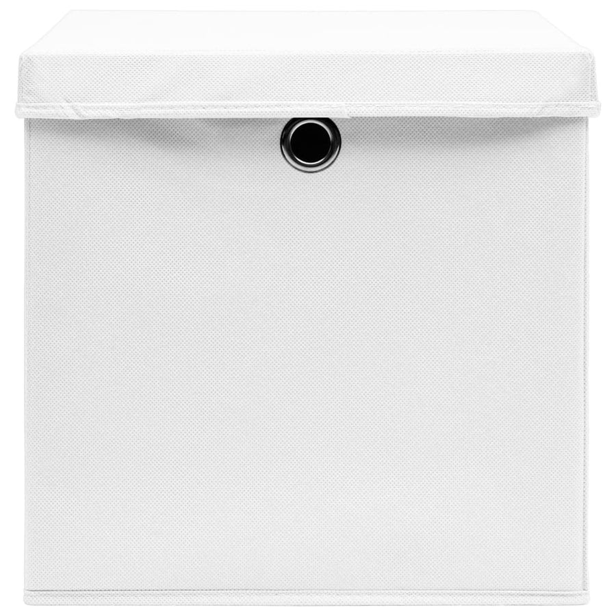 Opbergboxen Met Deksel 28X28X28 Cm Wit 10 Wit met deksels
