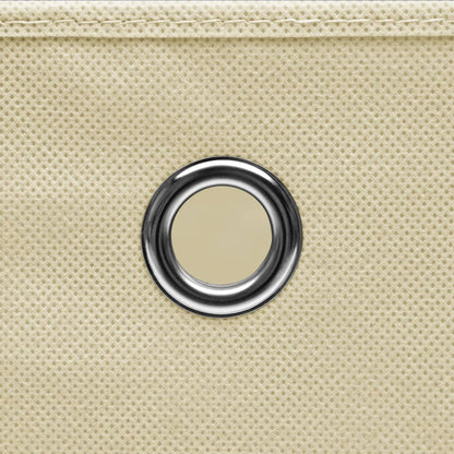 Opbergboxen 28X28X28 Cm Nonwoven Stof Kleurig 10 Crème