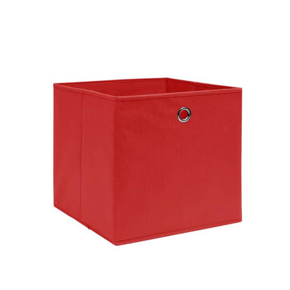 Opbergboxen 28X28X28 Cm Nonwoven Stof 4 Rood