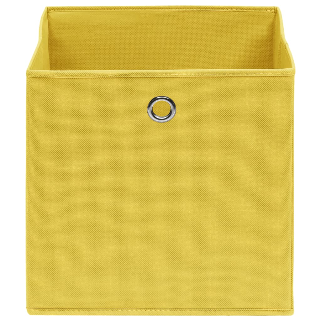 Opbergboxen 28X28X28 Cm Nonwoven Stof 4 Geel