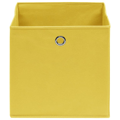 Opbergboxen 28X28X28 Cm Nonwoven Stof 4 Geel