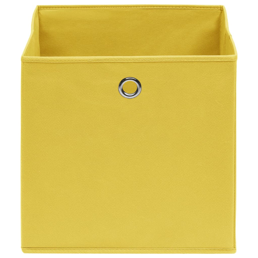 Opbergboxen 28X28X28 Cm Nonwoven Stof 4 Geel