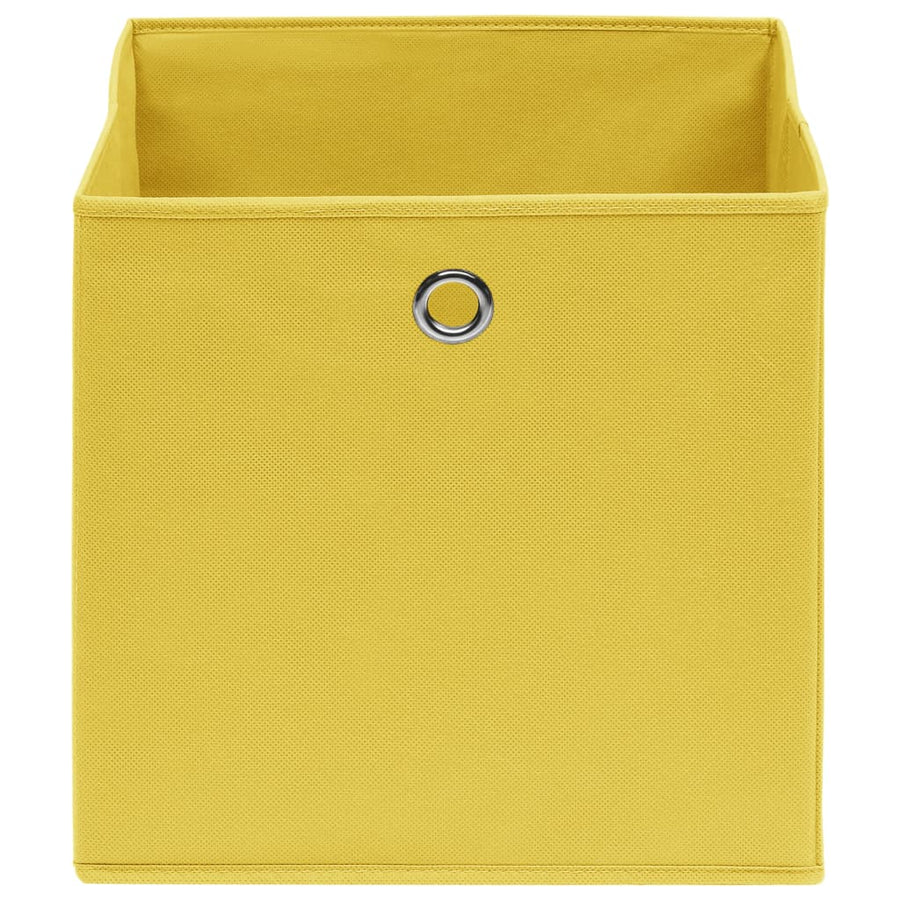 Opbergboxen 28X28X28 Cm Nonwoven Stof 10 Geel