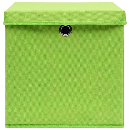 Opbergboxen Met Deksel 28X28X28 Cm Groen 4 Groen met deksels
