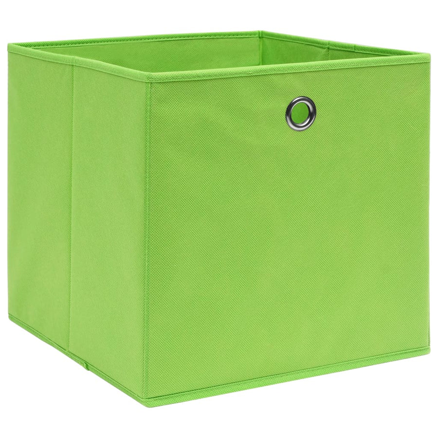 Opbergboxen 28X28X28 Cm Nonwoven Stof 10 Groen