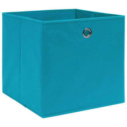Opbergboxen 28X28X28 Cm Nonwoven Stof 4 Babyblauw