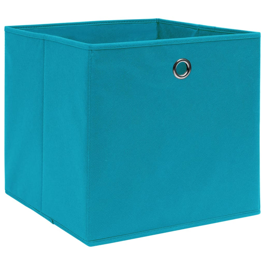 Opbergboxen 28X28X28 Cm Nonwoven Stof 4 Babyblauw