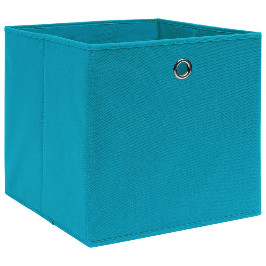 Opbergboxen 28X28X28 Cm Nonwoven Stof 10 Babyblauw