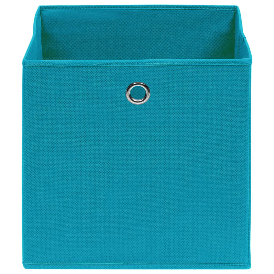 Opbergboxen 28X28X28 Cm Nonwoven Stof 10 Babyblauw