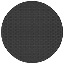 Salontafel 68X68X30 Cm Poly Rattan Zwart