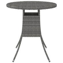 Tuintafel 70X70X73 Cm Poly Rattan Grijs