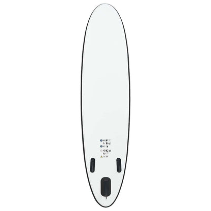 Stand-up paddleboard opblaasbaar zwart en wit