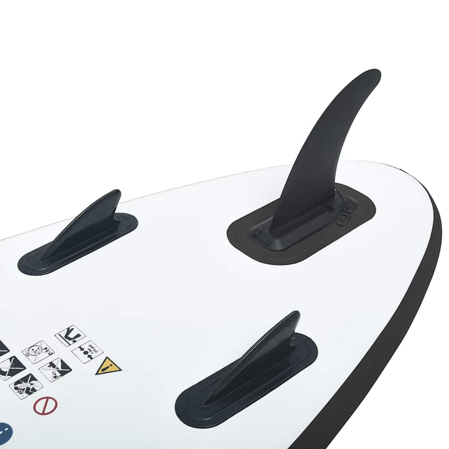 Stand Up Paddleboardset Opblaasbaar En Wit 390 x 81 x 10 cm