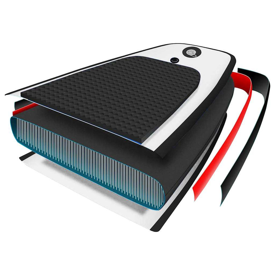 Stand Up Paddleboardset Opblaasbaar En Wit 390 x 81 x 10 cm