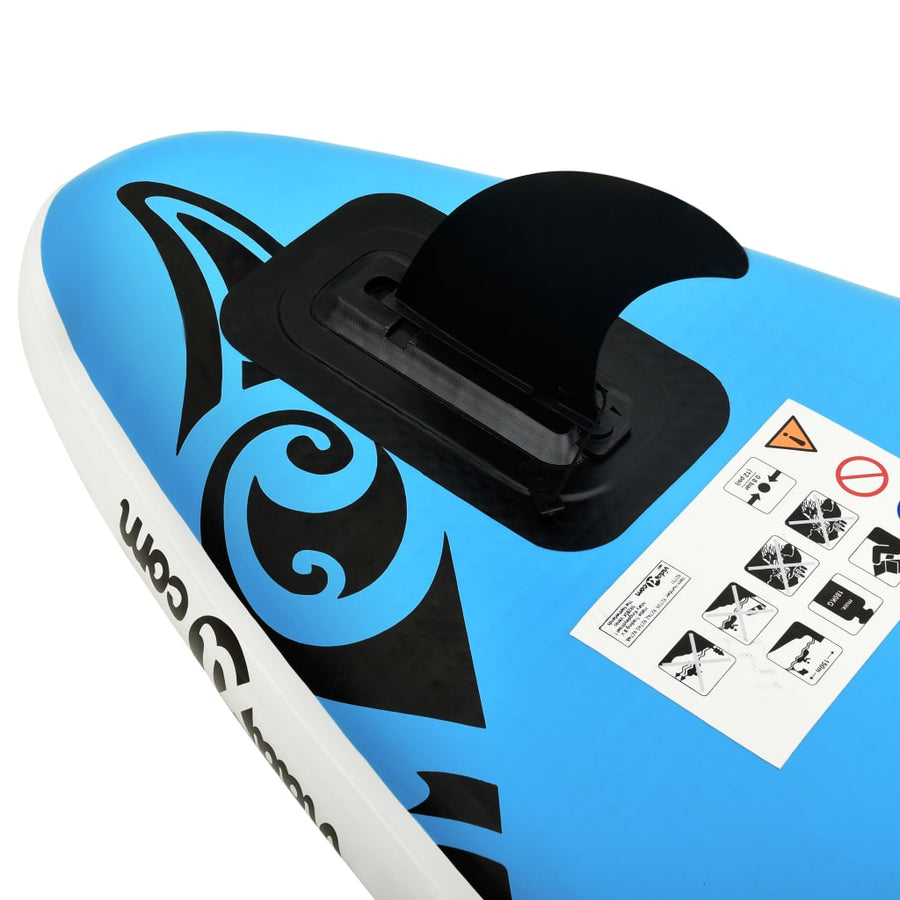 Stand Up Paddleboardset Opblaasbaar 305 x 76 x 15 cm Blauw