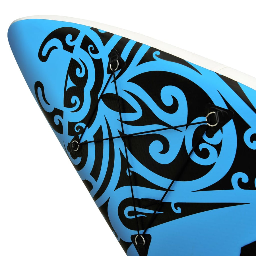 Stand Up Paddleboardset Opblaasbaar 305 x 76 x 15 cm Blauw