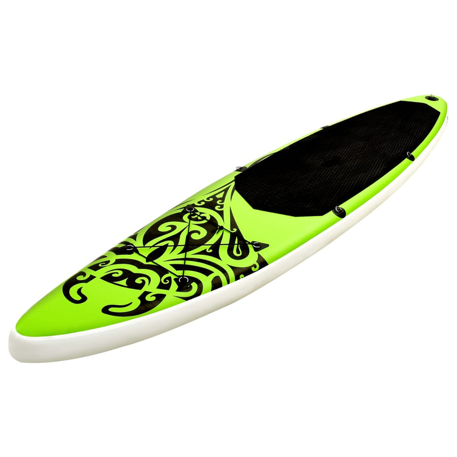 Stand Up Paddleboardset Opblaasbaar 305 x 76 x 15 cm Groen