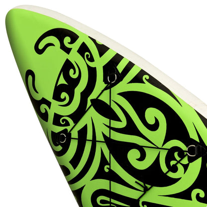 Stand Up Paddleboardset Opblaasbaar 305 x 76 x 15 cm Groen