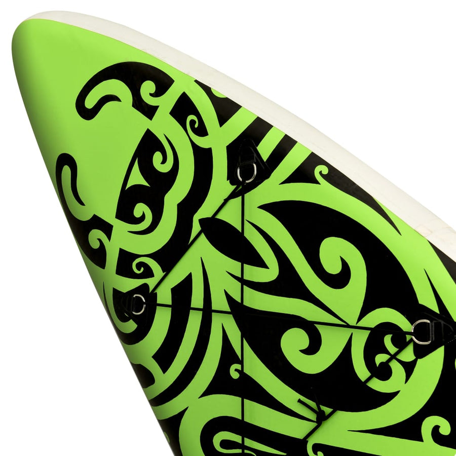 Stand Up Paddleboardset Opblaasbaar 305 x 76 x 15 cm Groen