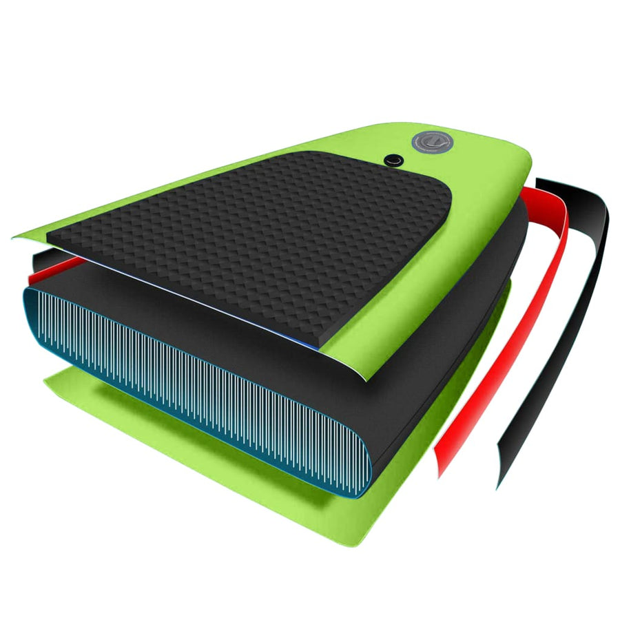 Stand Up Paddleboardset Opblaasbaar 305 x 76 x 15 cm Groen
