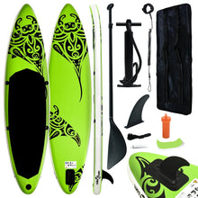 Stand Up Paddleboardset Opblaasbaar 320 x 76 x 15 cm Groen