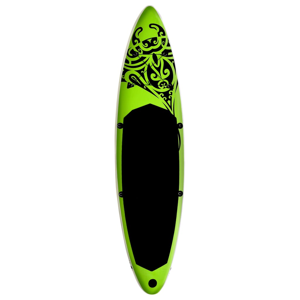 Stand Up Paddleboardset Opblaasbaar 366 x 76 x 15 cm Groen
