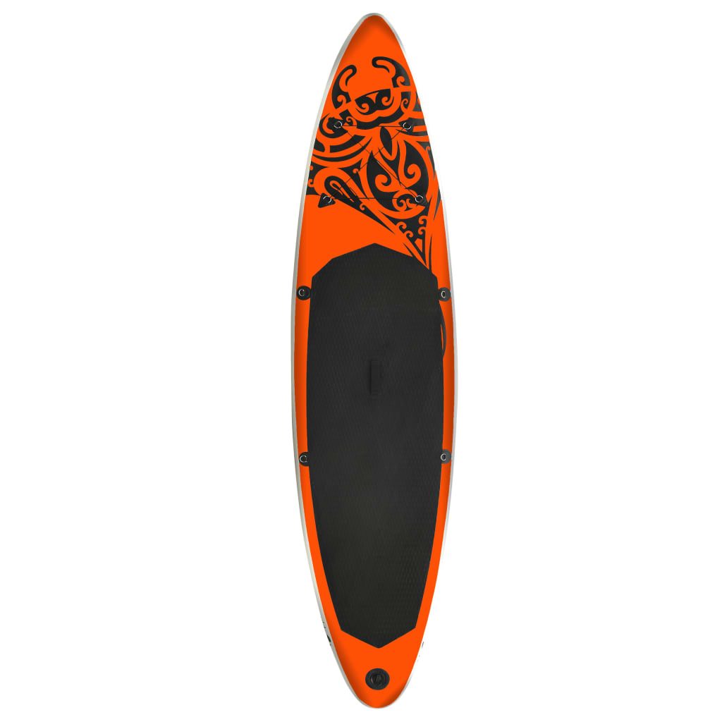 Stand Up Paddleboardset Opblaasbaar Oranje 305 x 76 x 15 cm orange