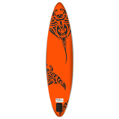 Stand Up Paddleboardset Opblaasbaar Oranje 305 x 76 x 15 cm orange