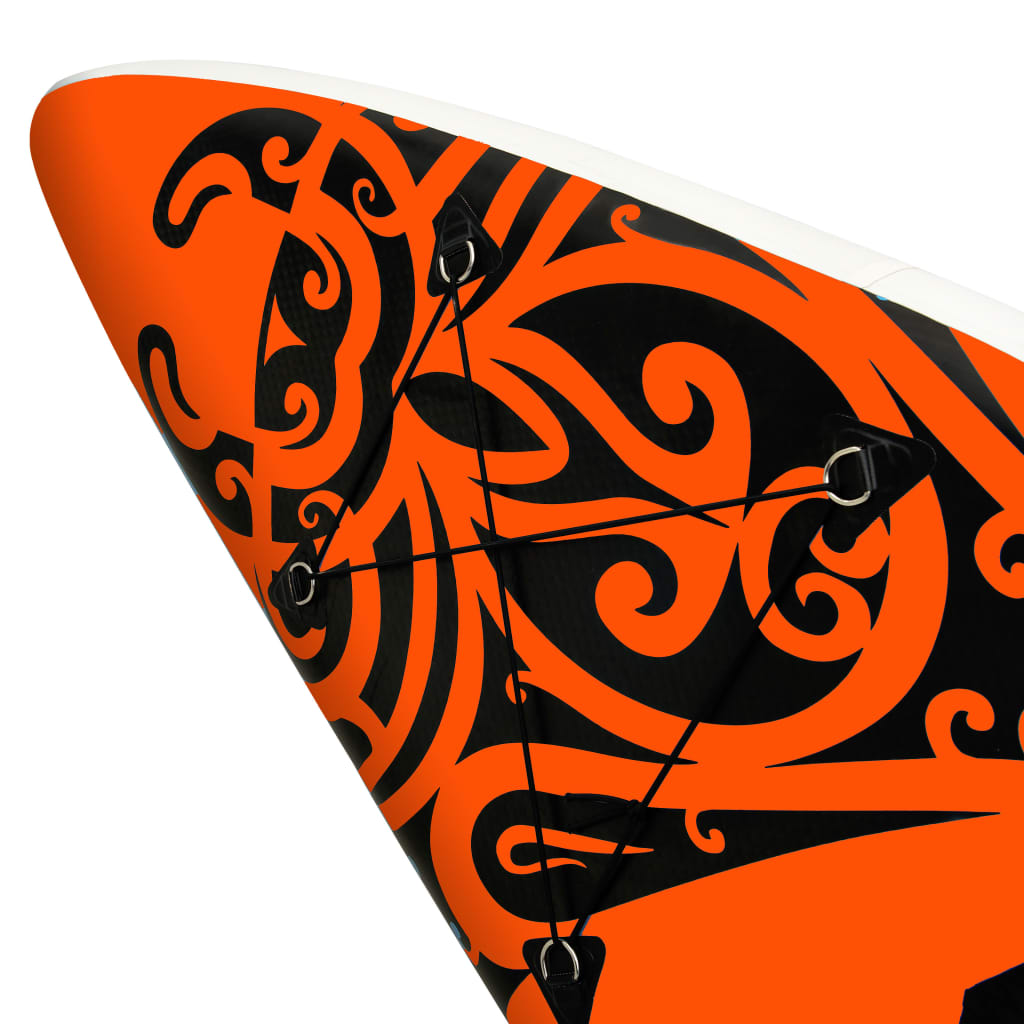 Stand Up Paddleboardset Opblaasbaar Oranje 305 x 76 x 15 cm orange