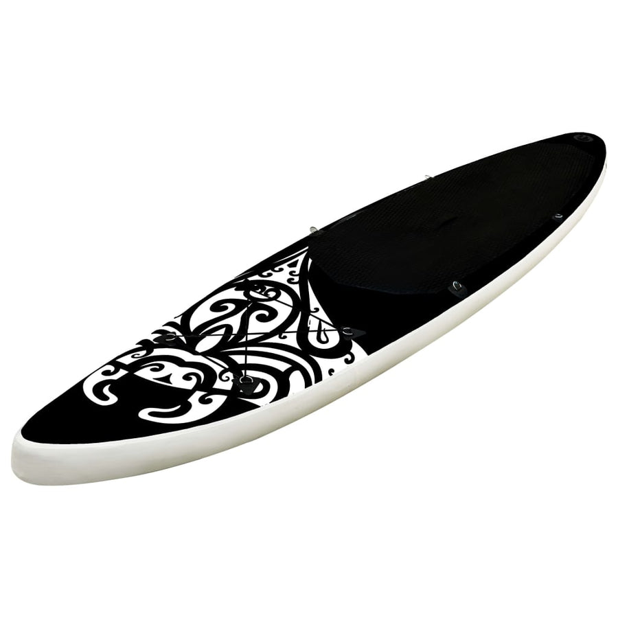 Stand Up Paddleboardset Opblaasbaar 305 x 76 x 15 cm Zwart