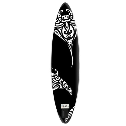 Stand Up Paddleboardset Opblaasbaar 305 x 76 x 15 cm Zwart