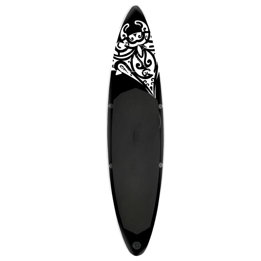 Stand Up Paddleboardset Opblaasbaar 305 x 76 x 15 cm Zwart