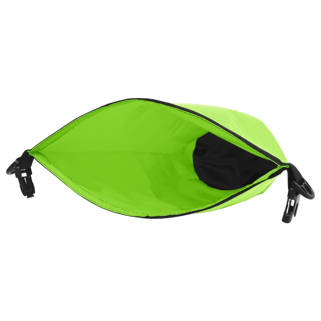 Drybag met rits 20 L PVC groen