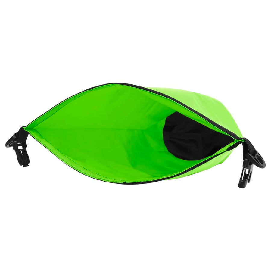 Drybag met rits 20 L PVC groen