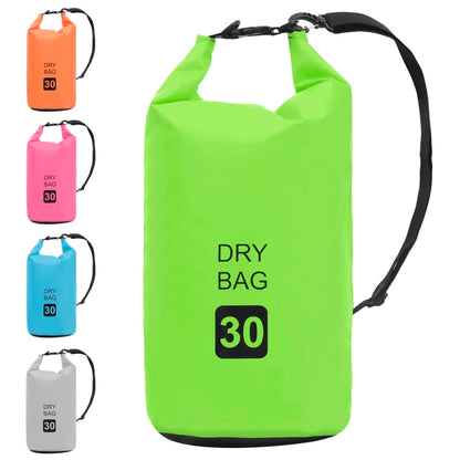Drybag 30 L PVC groen