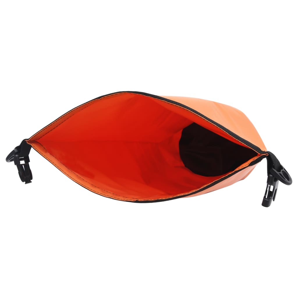 Drybag met rits 20 L PVC oranje